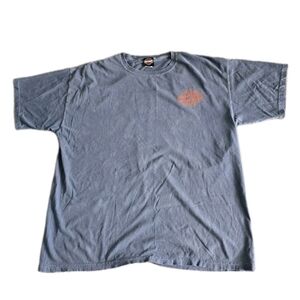 Vintage Harley-Davidson Orlando Florida T- Shirt Blue/ Gray Color Faded Size 2XL